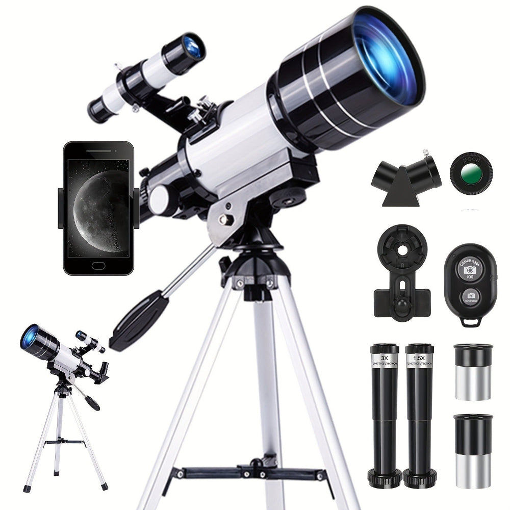 Telescope Astronomy High Power Portable Refractor Tripod Set