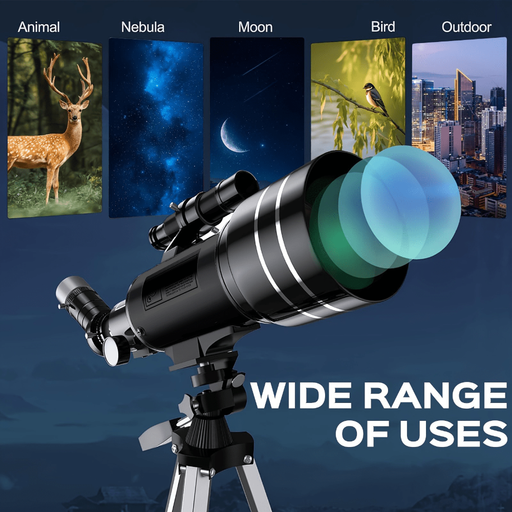 Telescope Astronomy High Power Portable Refractor Tripod Set