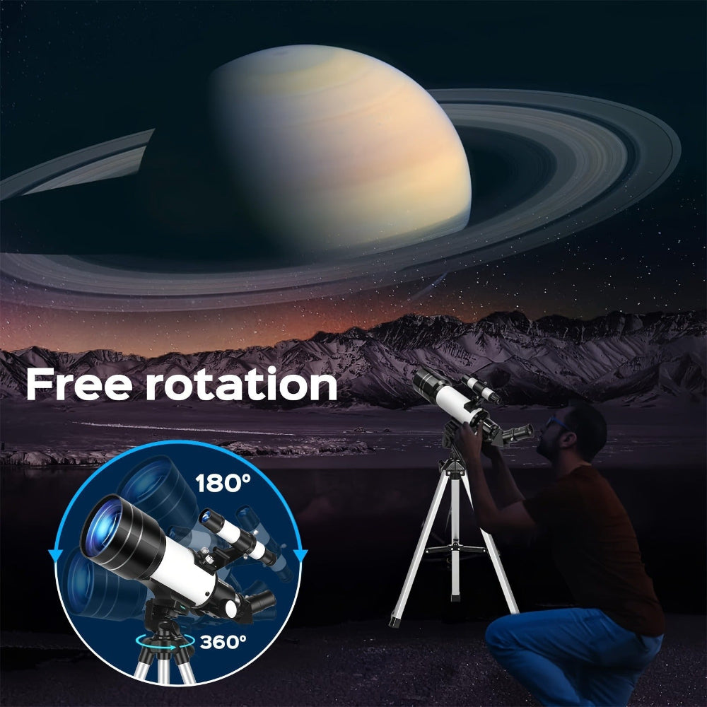 Telescope Astronomy High Power Portable Refractor Tripod Set