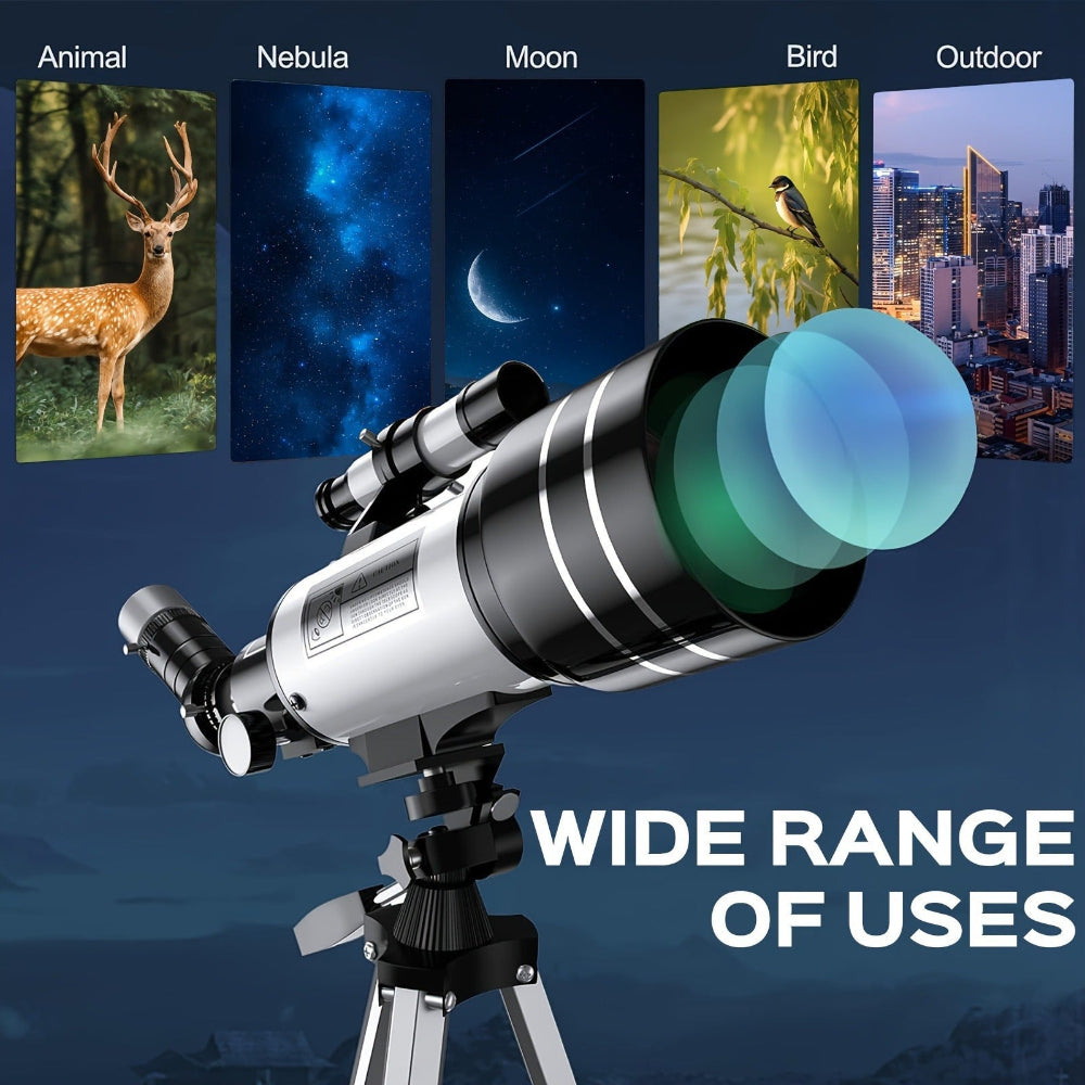 Telescope Astronomy High Power Portable Refractor Tripod Set