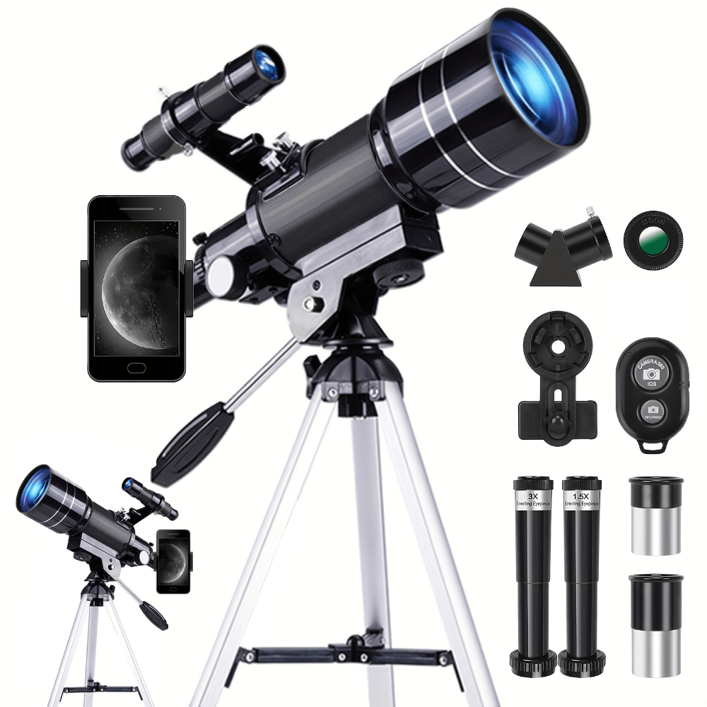Telescope Astronomy High Power Portable Refractor Tripod Set