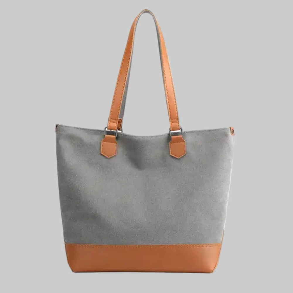 Women Canvas Tote Bag Large Minimalist Shoulder Bag