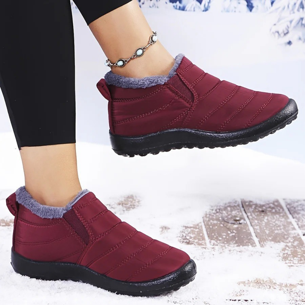Women’s Waterproof Thermal Winter Boots | Slip On Snow