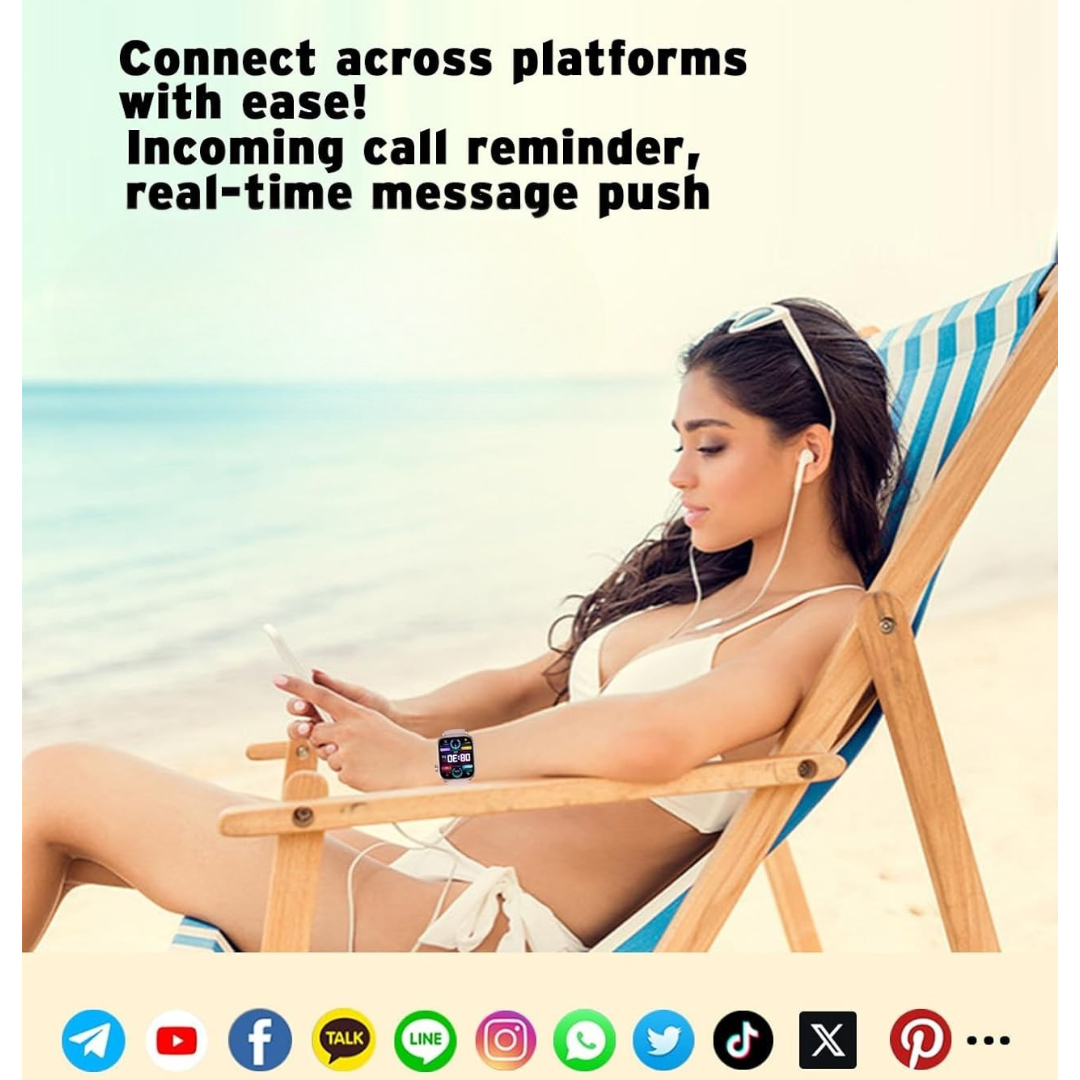 Smart Watch with ECG and Daily Use Functions