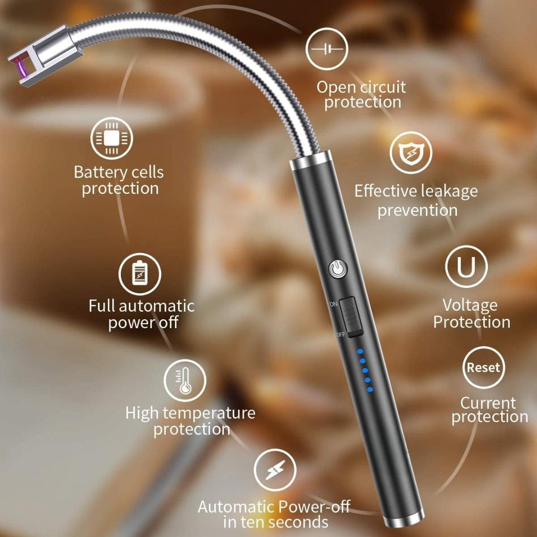 Electric USB Lighter with Flexible Neck