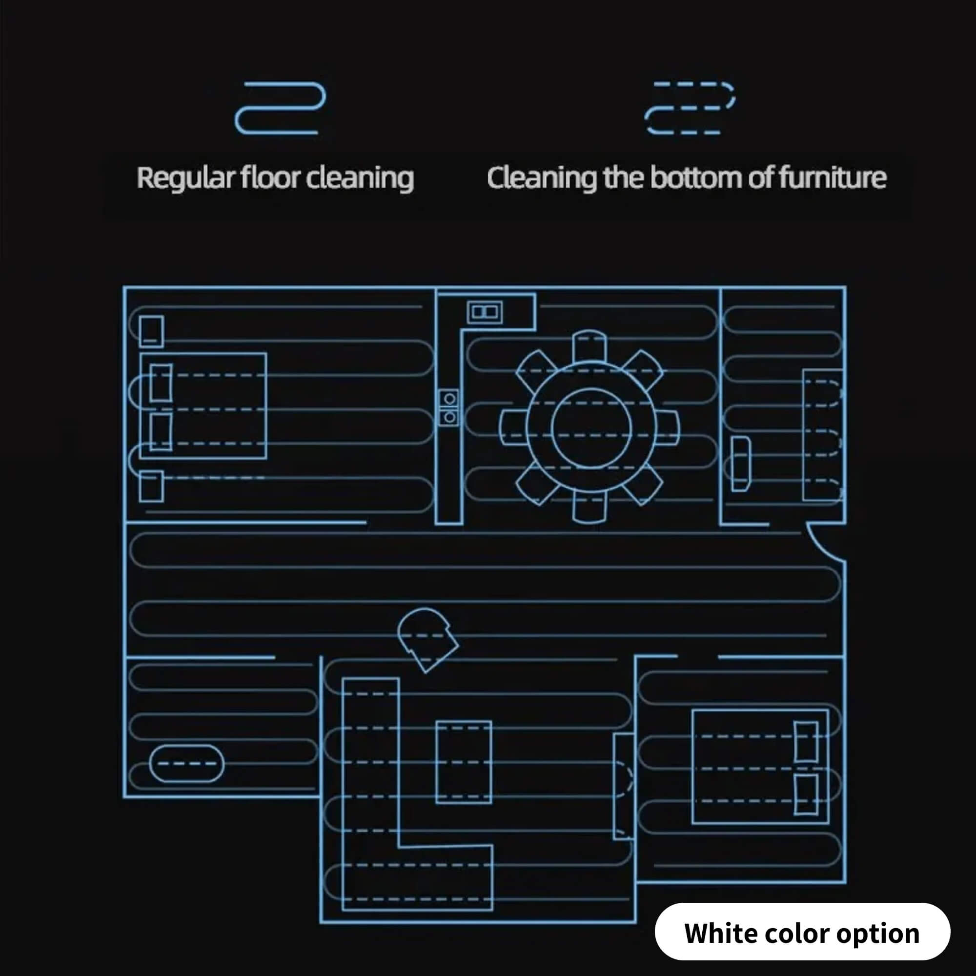 Robot Vacuum Cleaner Smart Automatic Floor Mop