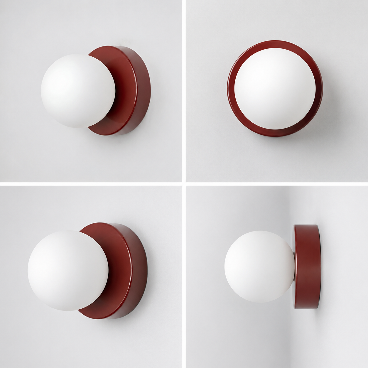 Wall Light Glass Sconce Indoor Globe Mounted Fixture