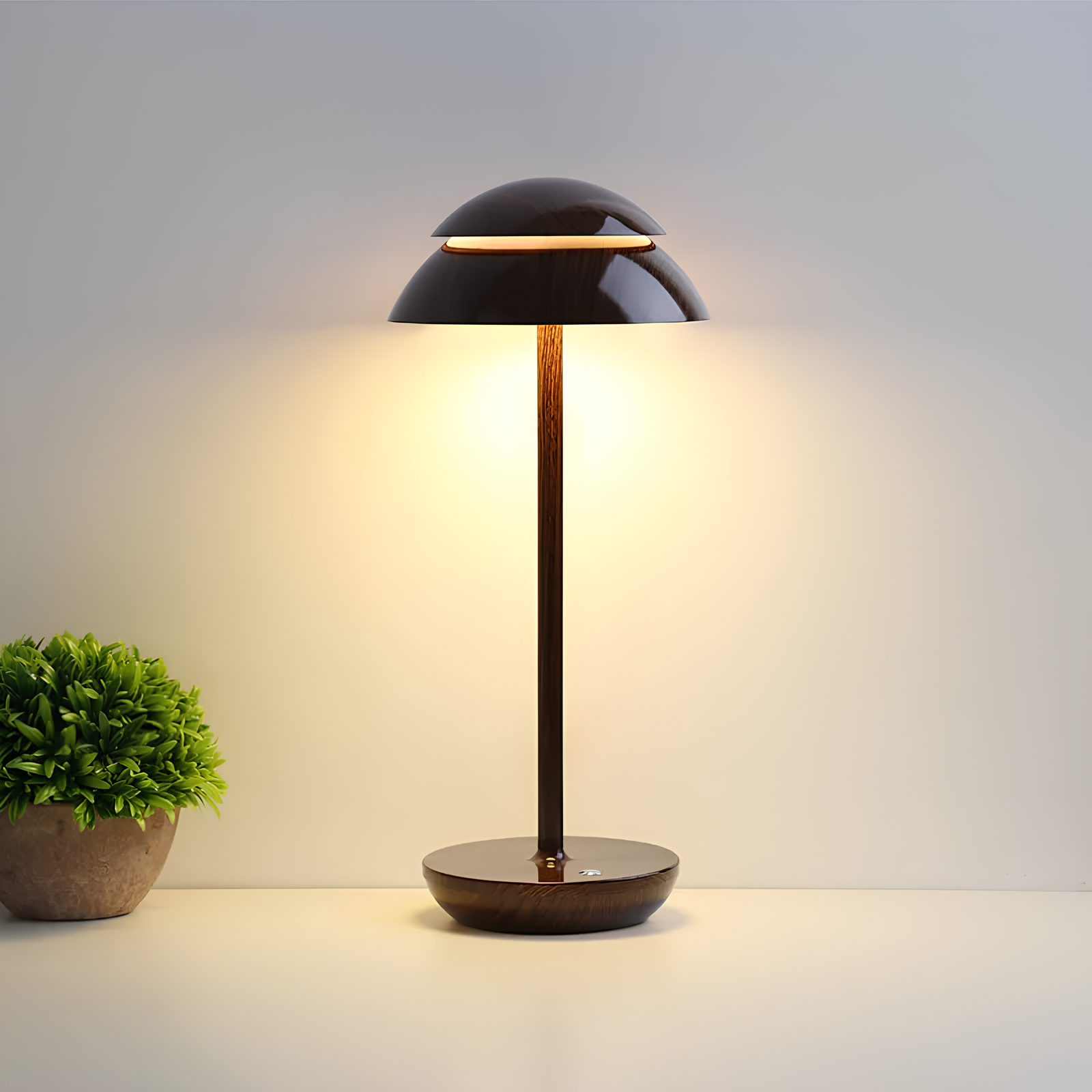 Moderne Metall-Tischlampe