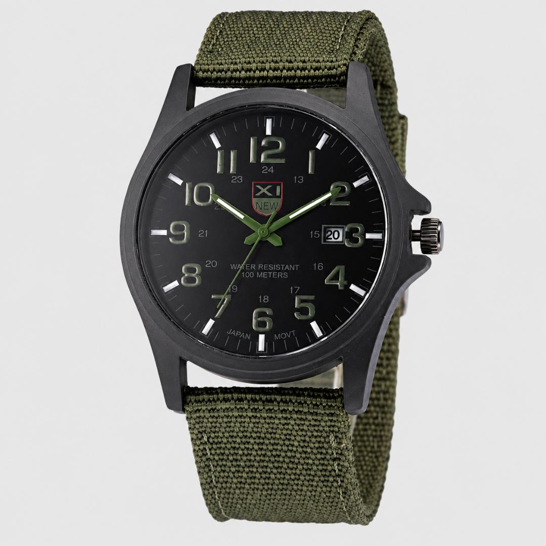 Watch Analog Wrist Watch Outdoor Water Resistant Military Style