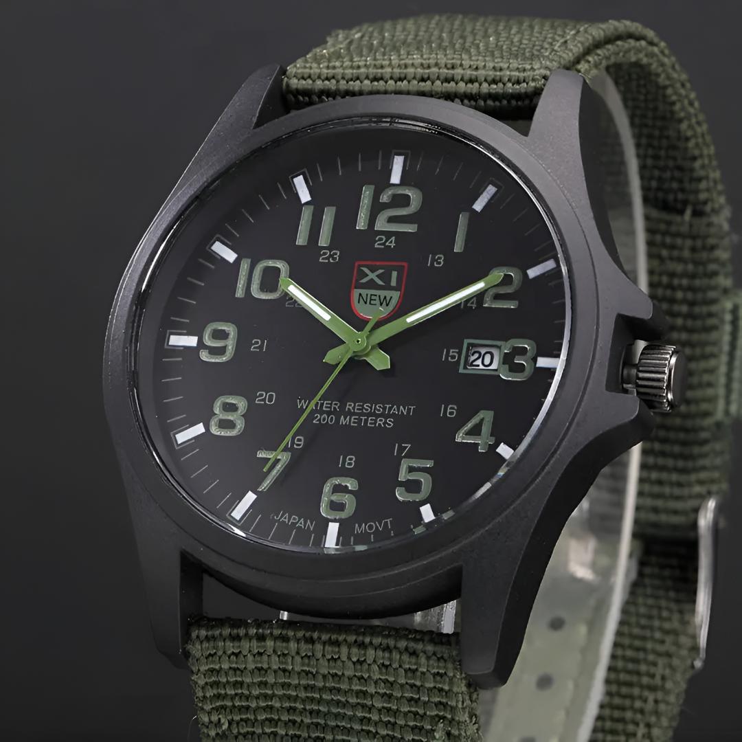 Watch Analog Wrist Watch Outdoor Water Resistant Military Style