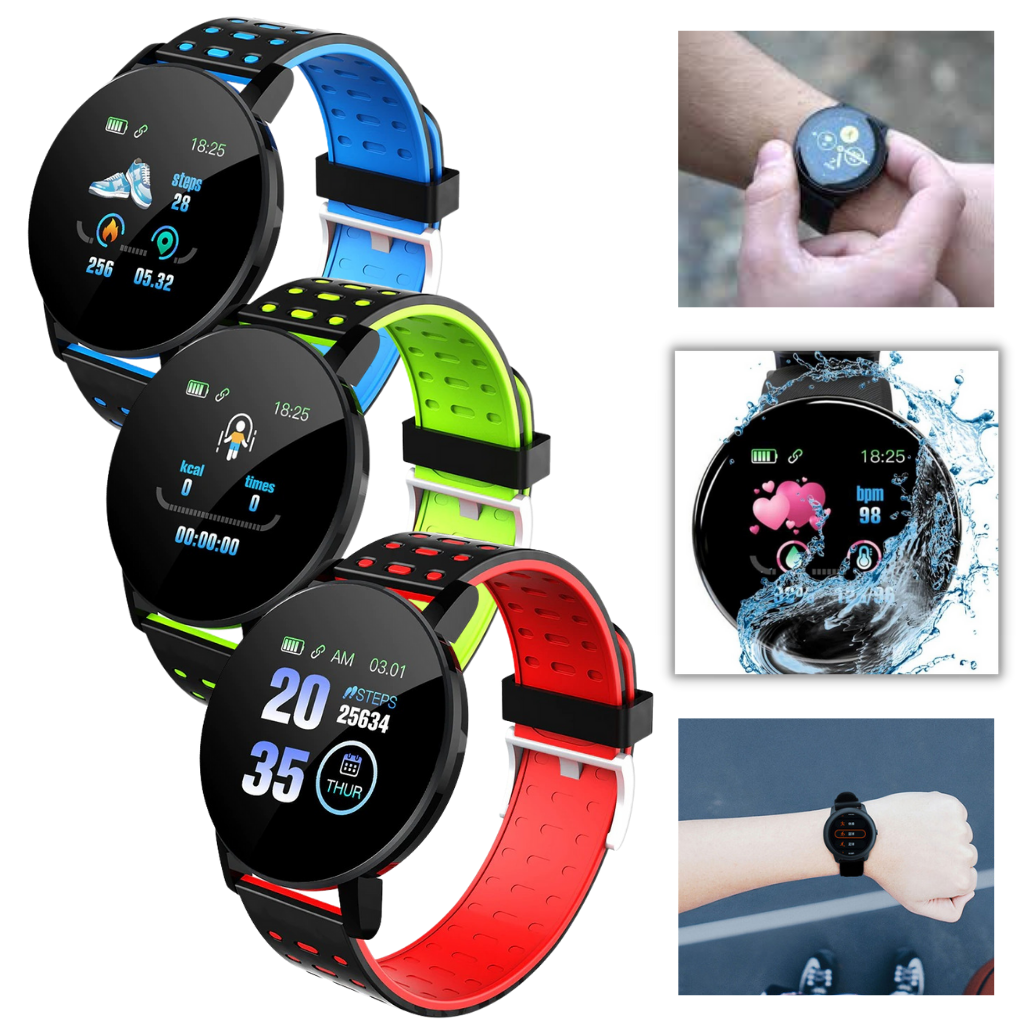Smart Watch with Waterproof Fitness Tracking