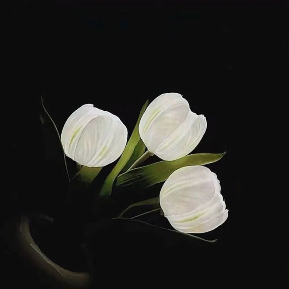 LED Table Lamp Floral Pot Light Decor