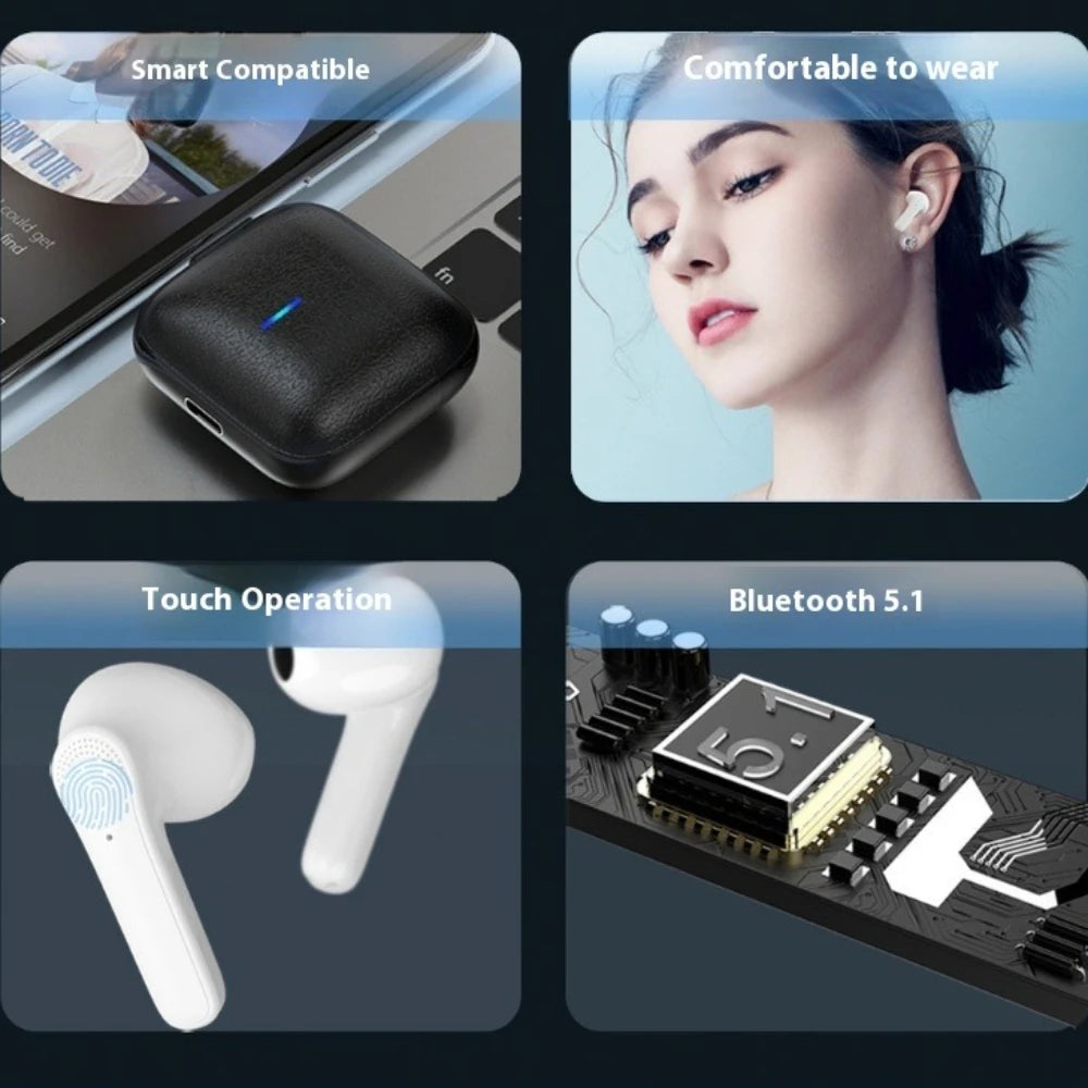 Wireless Earbuds Bluetooth Noise Cancelling In-Ear Headphones