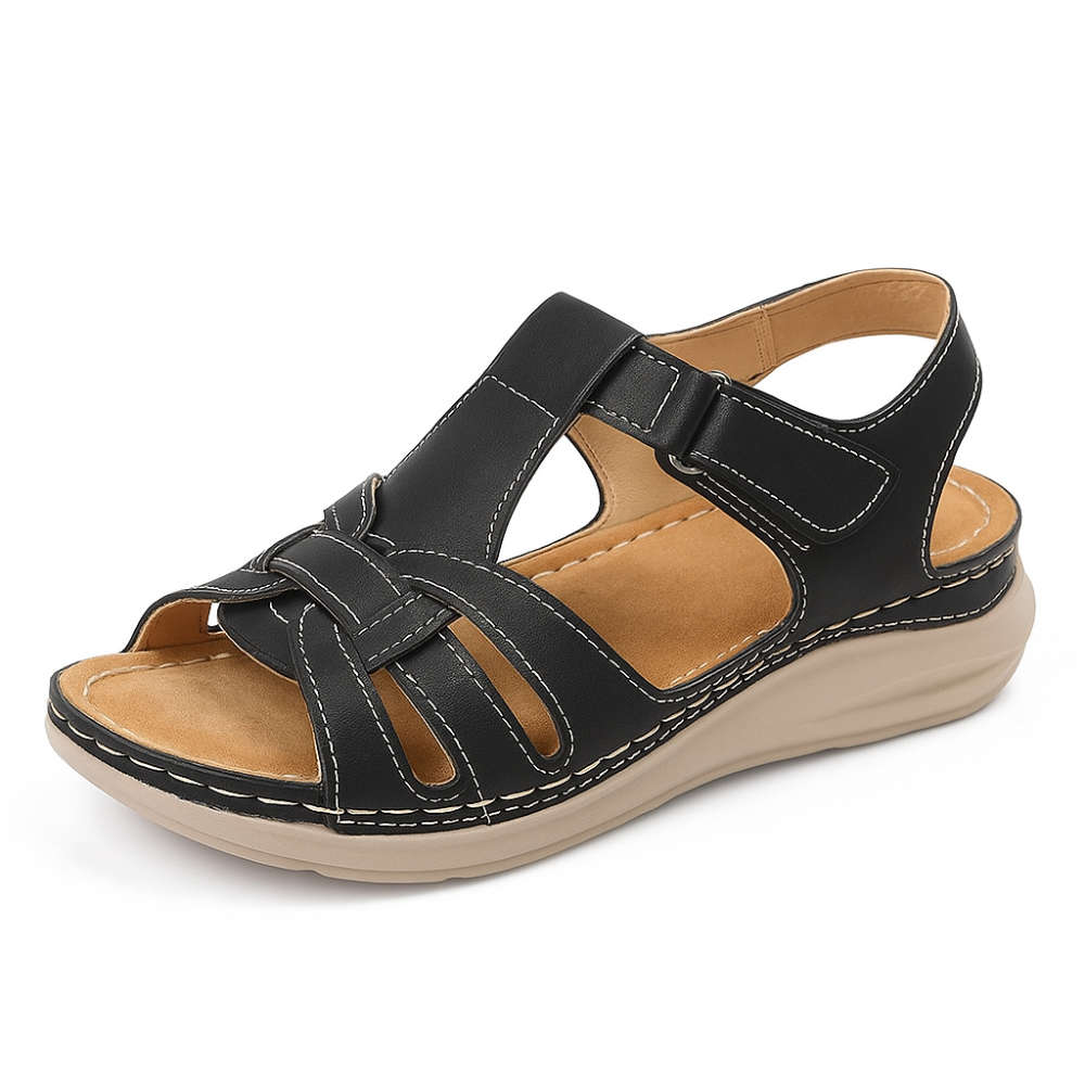 Women Comfortable Walking Sandals - Supportive Breathable