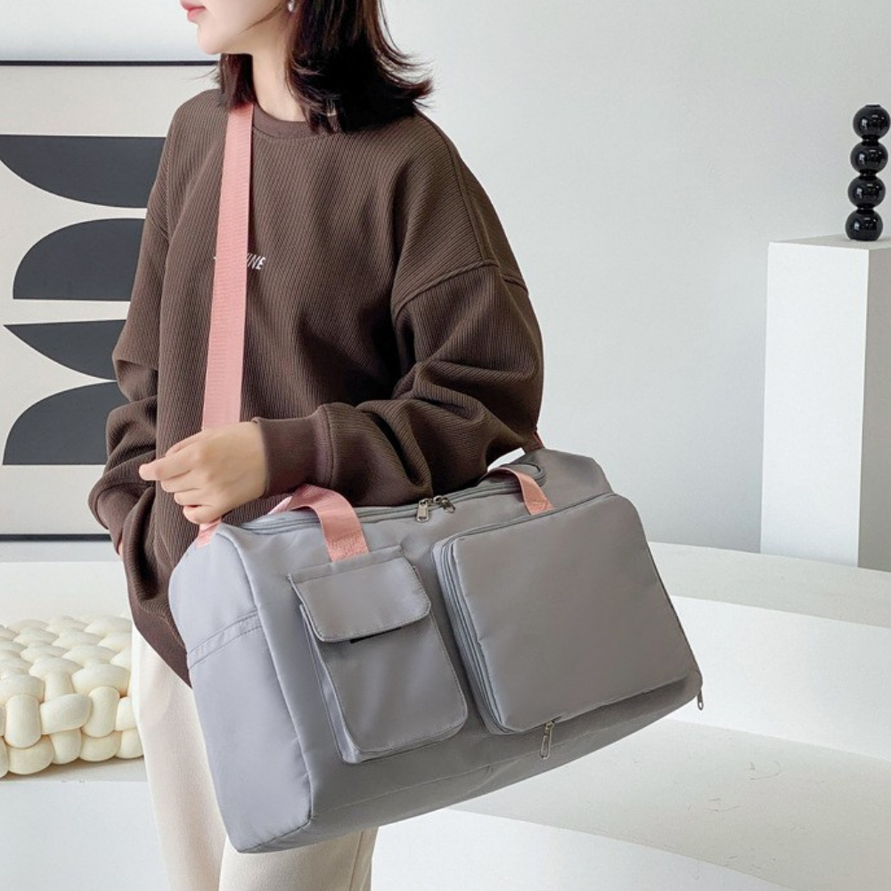 Vodotěsná cestovní taška Duffel | Velký kufr na cvičení s přihrádkou na boty