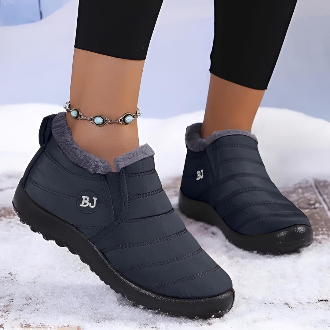 Wasserdichte Thermo-Winterstiefel für Damen | Schlupf-Schnee
