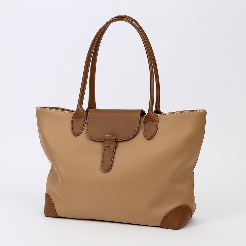 Women’s Large Canvas Tote Bag Minimalist Shoulder Handbag