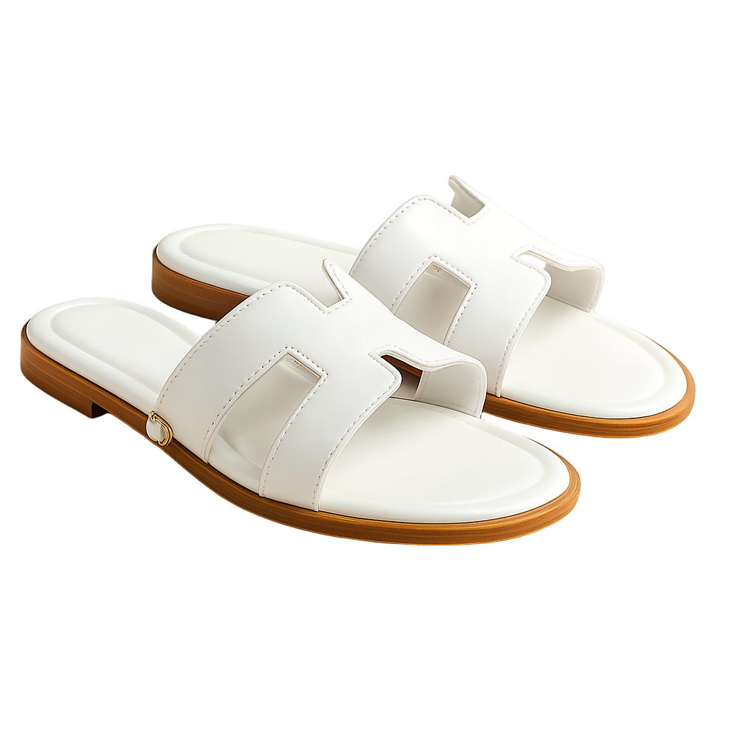 Women’s Flat Slip On Sandals | Comfortable Wide Fit Summer Shoes
