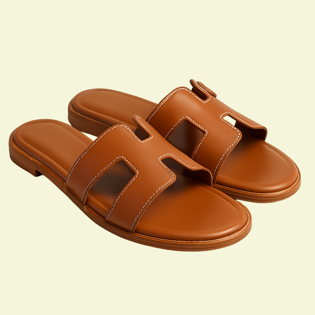 Women’s Flat Slip On Sandals | Comfortable Wide Fit Summer Shoes