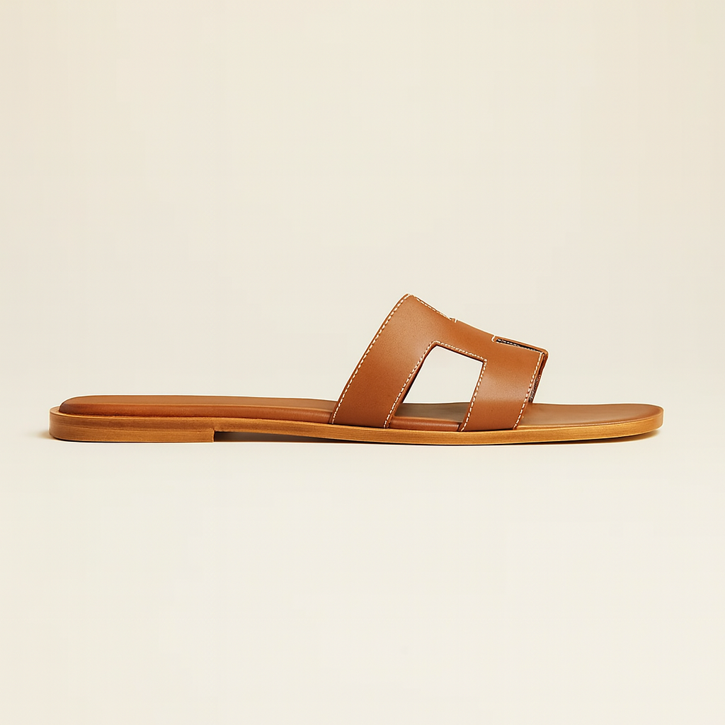 Women’s Flat Slip On Sandals | Comfortable Wide Fit Summer Shoes