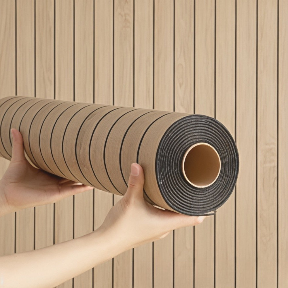 Wood Wall Panels Self Adhesive Wallpaper Waterproof PVC Decor