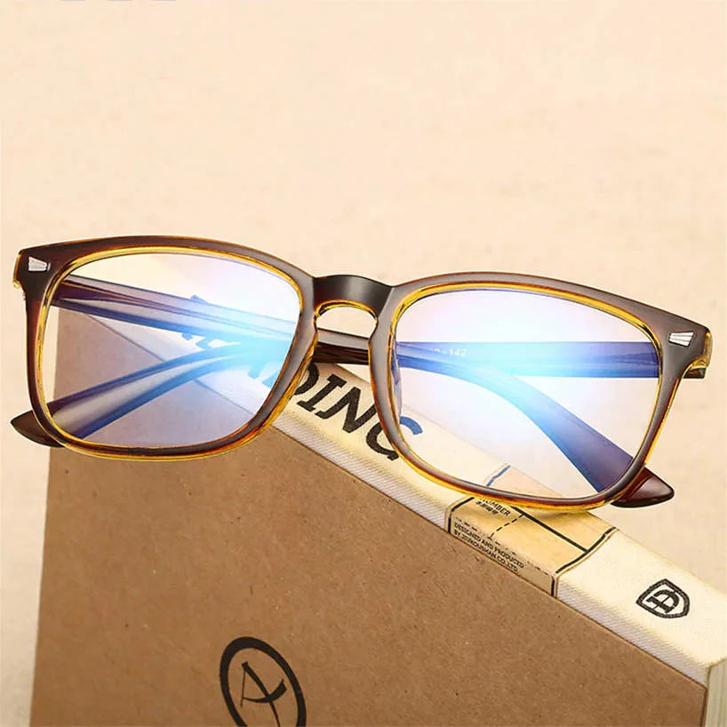Blue Light Blocking Square Frame Glasses