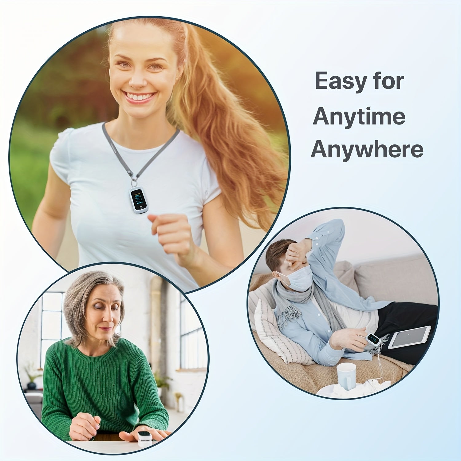 Pulse Oximeter Digital Plastic Fingertip Monitor