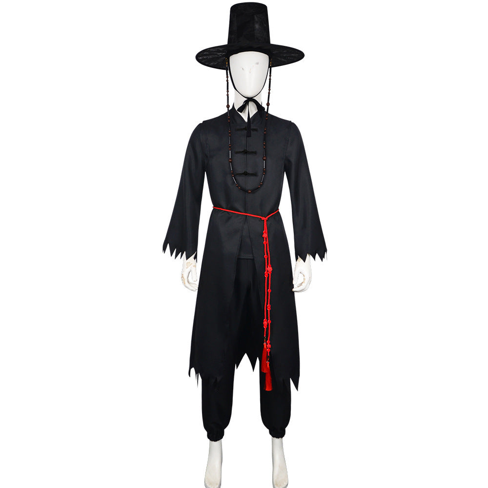 Boys “Your Idol” Performance Costume Full Set Black Halloween Cosplay Costume - Image 10