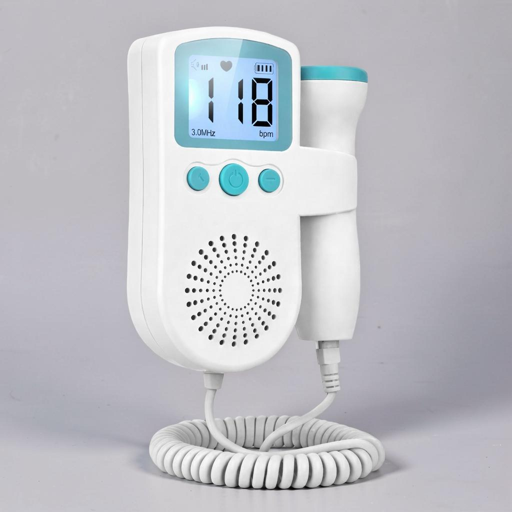 Fetaler Doppler-Herzfrequenzmonitor mit LCD-Anzeige