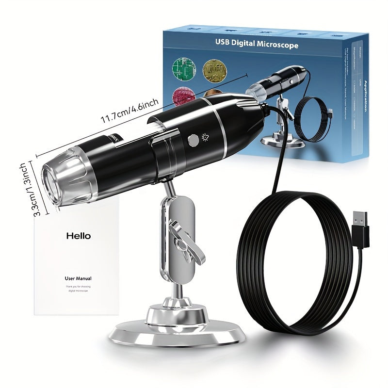USB Digital Microscope with Adjustable Stand