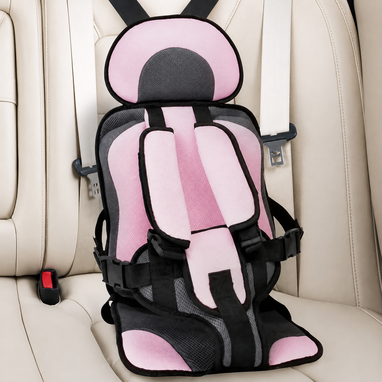 Child Car Seat Travel Portable Adjustable Foldable - Image 7
