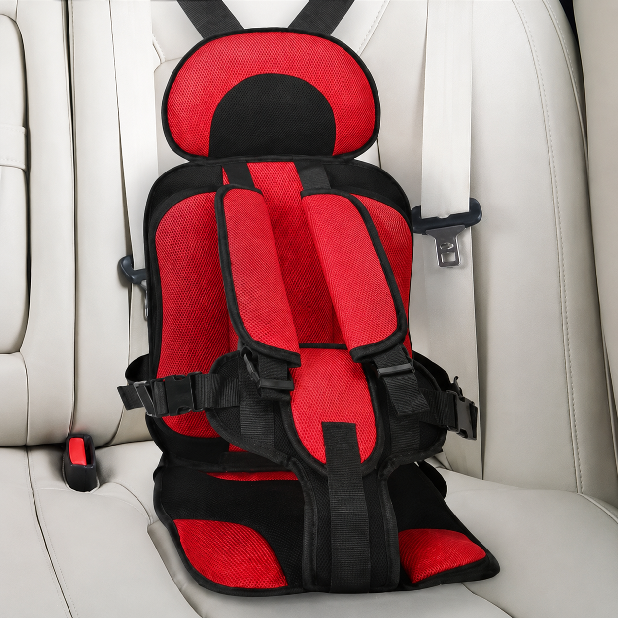 Child Car Seat Travel Portable Adjustable Foldable - Image 8