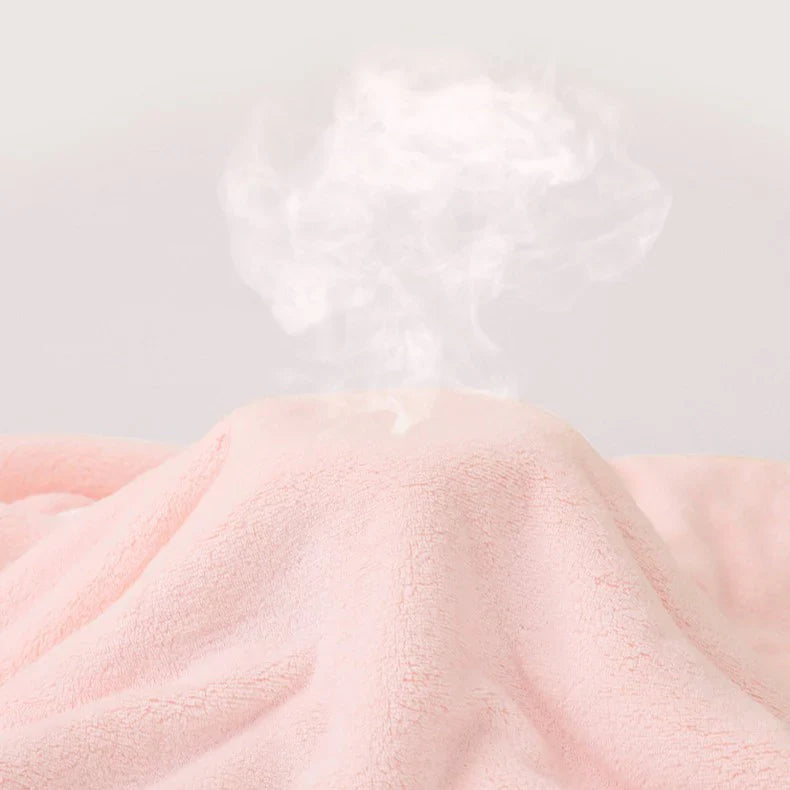 Hooded Towel Poncho Soft Microfibre Robe