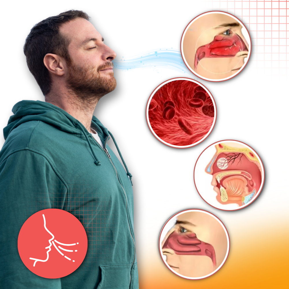 鼻用セラピー赤外線ライトウェルネスデバイス