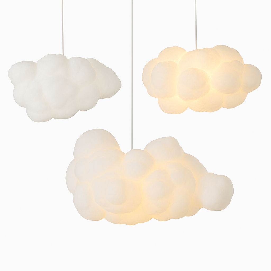 ルミナスオーラ:スタイリッシュな照明のためのデュアルシェード付きモダンホワイトペンダント天井照明(寝室用)