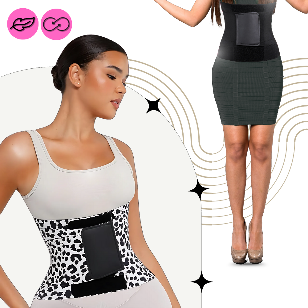 Waist Trainer Sweat Belt Body Shaper Wrap