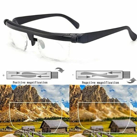 Reading Glasses Adjustable Clear Vision Eyewear