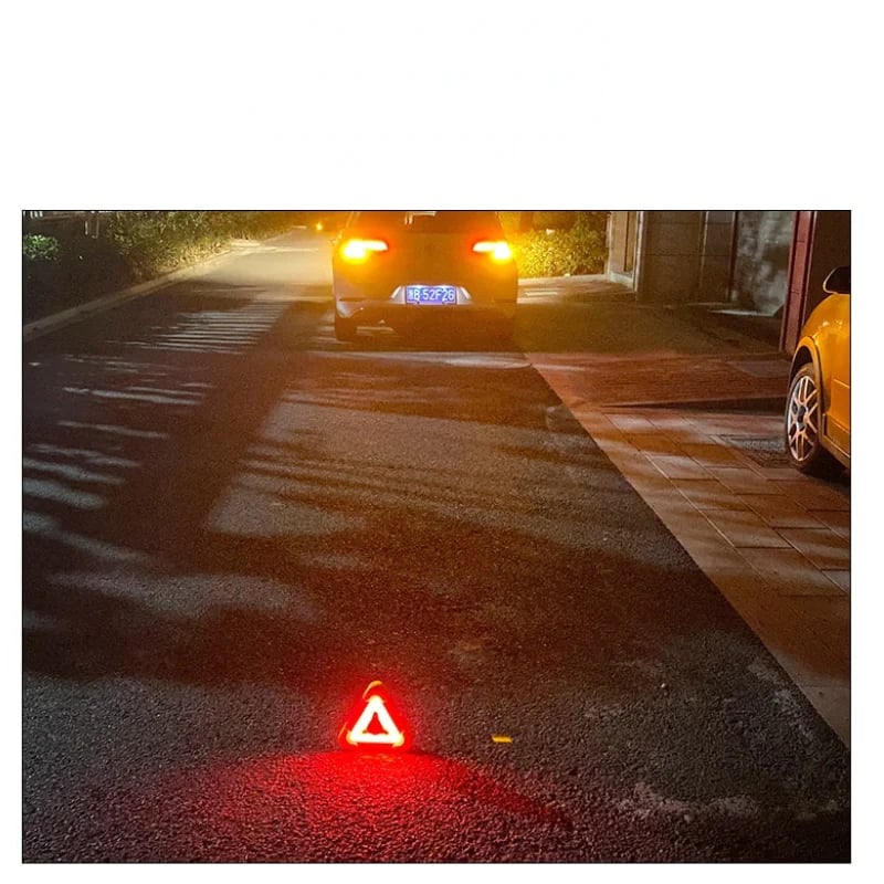 LED Emergency Light Triangle Solar Safety Lamp