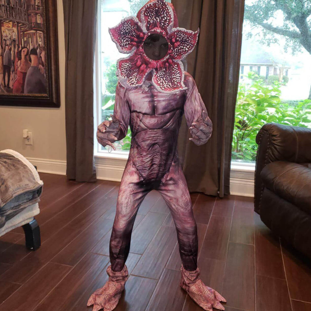Demogorgon Costume Stranger Monster Halloween Cosplay Outfit For Kids and Adult - Image 1