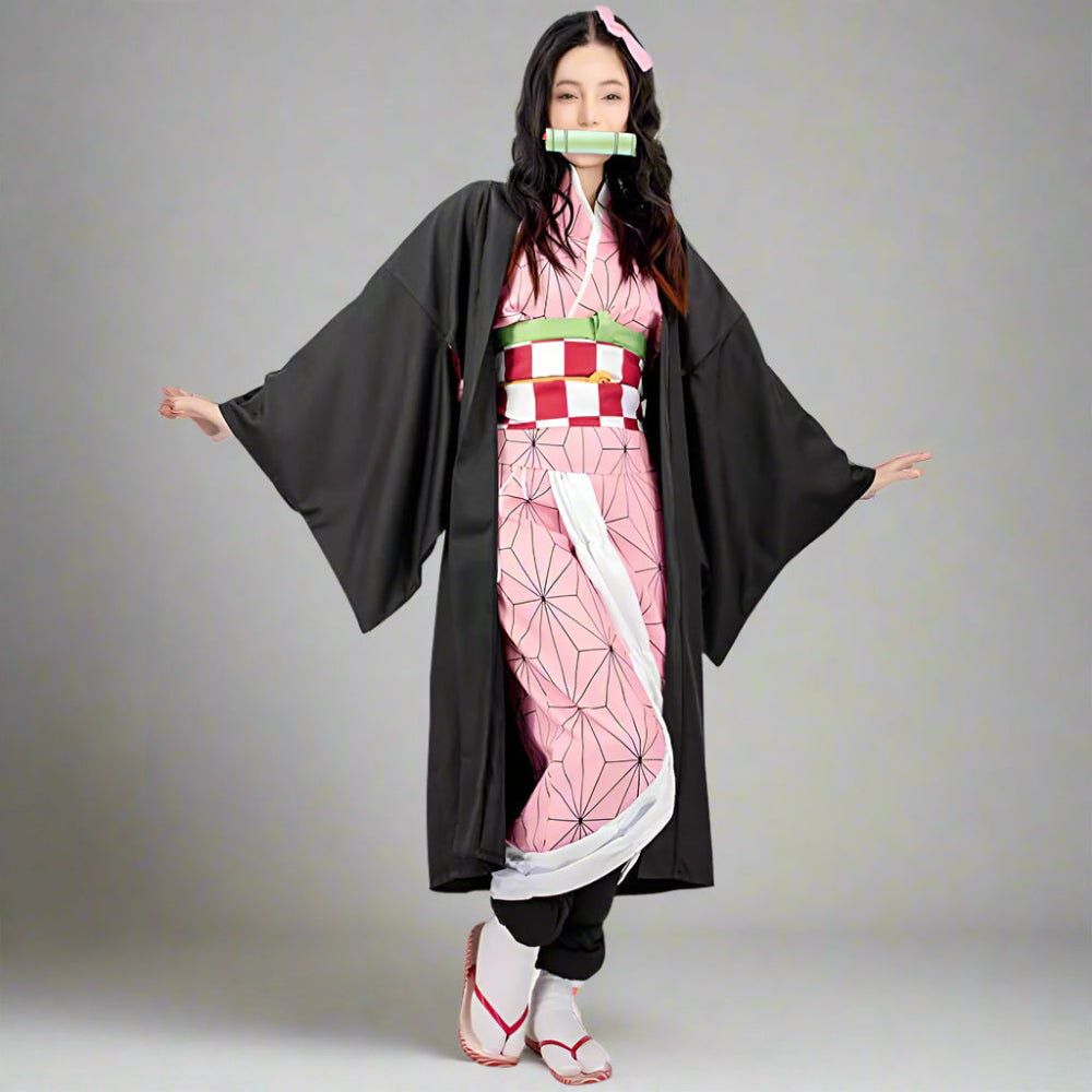 Demon Cosplay Costumes Nezuko Costume Mitsuri Tanjiro Shinobu Cosplay Set Mitsuri Kanroji Halloween Costumes - Image 1