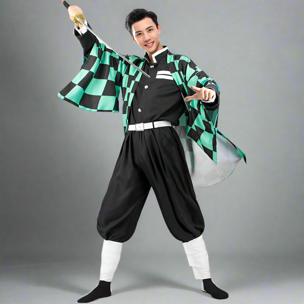 Demon Cosplay Costumes Nezuko Costume Mitsuri Tanjiro Shinobu Cosplay Set Mitsuri Kanroji Halloween Costumes - Image 4