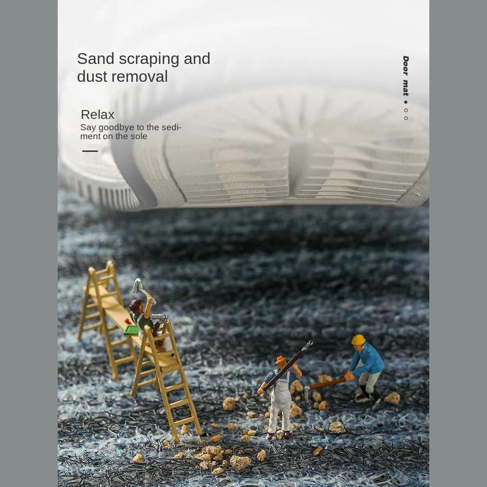 Felpudo de PVC | Alfombra antideslizante recortable para entrada