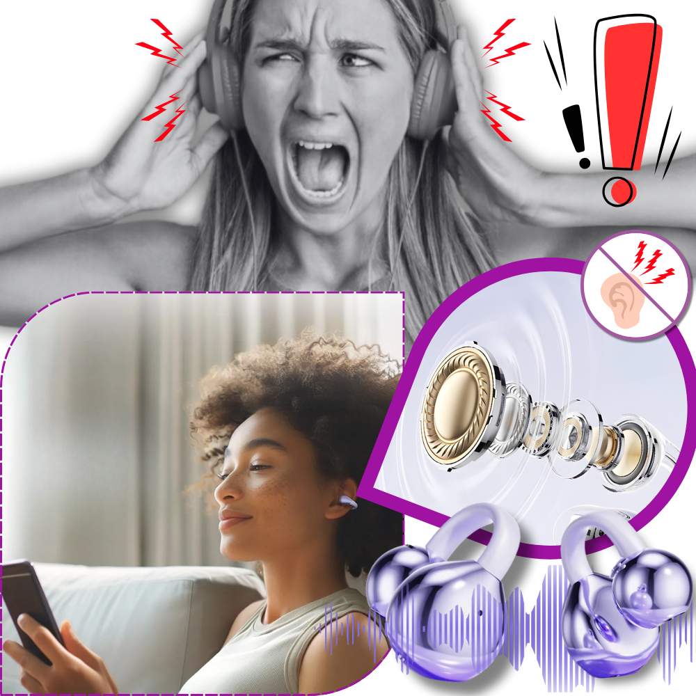 Wireless Open Ear Bluetooth Clip Headphones