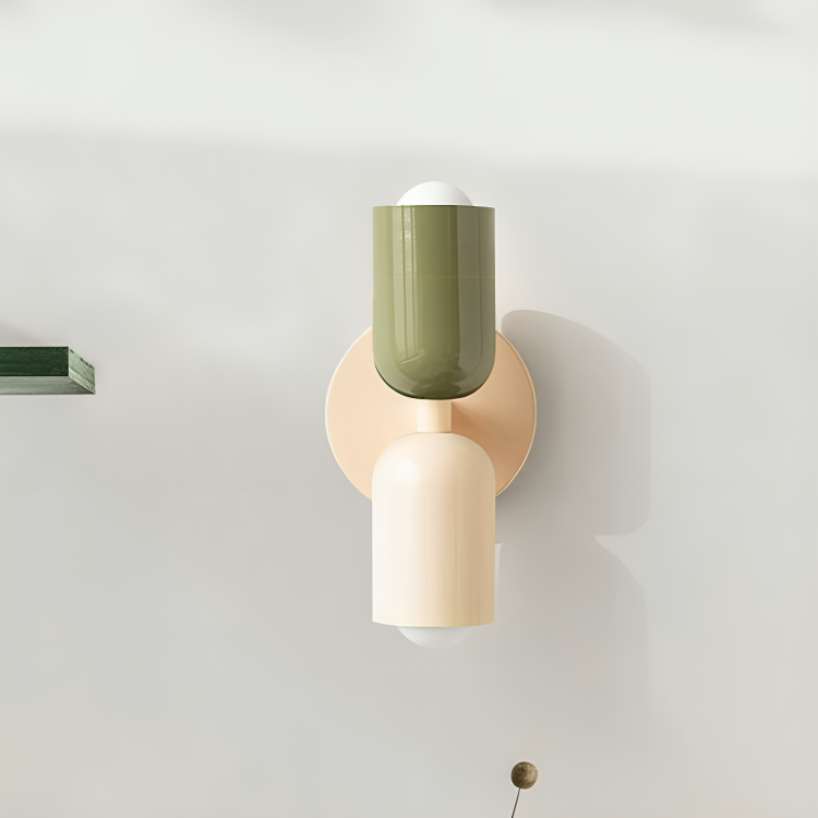 Moderne skandinavische Metall-Wandleuchte