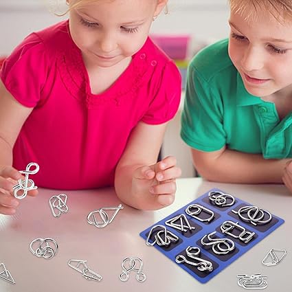 Educational Kids Toy Metal Puzzle Set