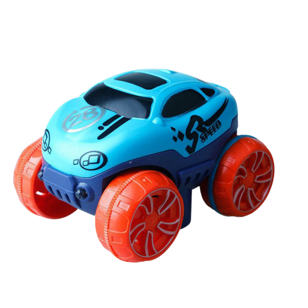 Toy Race Track Loop with Light-Up Car