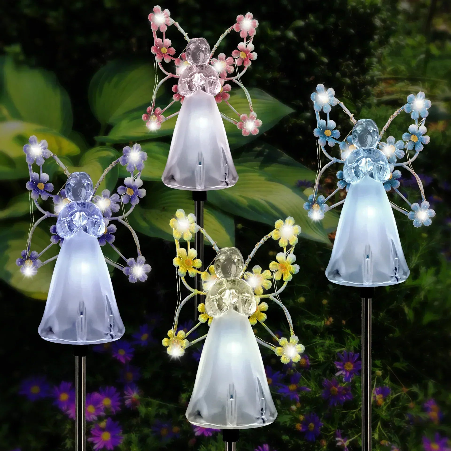 Luminous Haven Solar Angel LED Garden Light – Elegant Outdoor Illumination for Gardens and Memorials