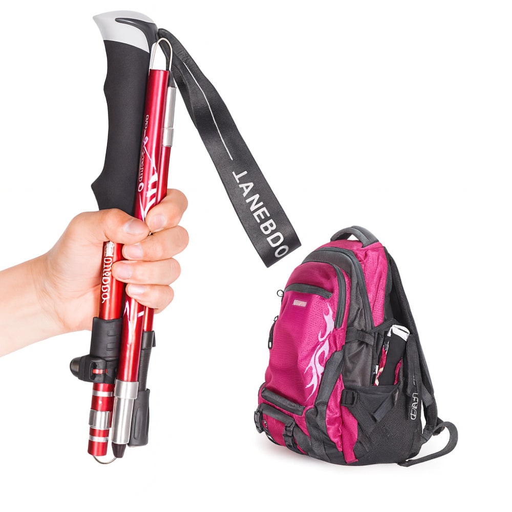 Foldable Trekking Poles Hiking Poles Adjustable Grip Trekking - Image 10
