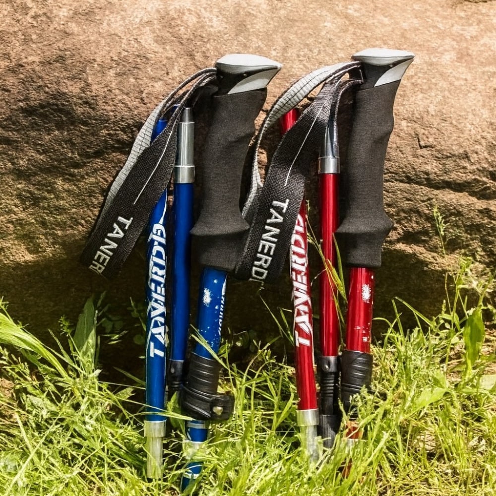 Foldable Trekking Poles Hiking Poles Adjustable Grip Trekking - Image 9