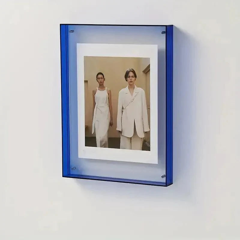Acrylic Photo Frame | Neon Minimalist Desk Display